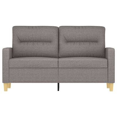 2-personers sofa 120 cm stof gråbrun