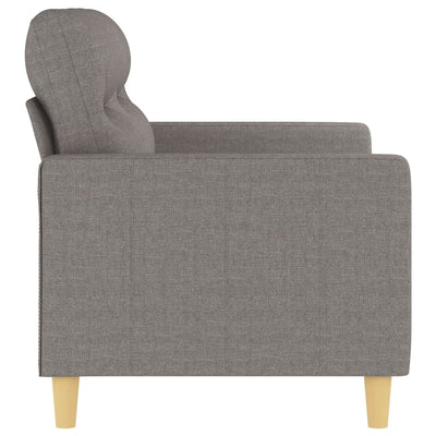 2-personers sofa 120 cm stof gråbrun