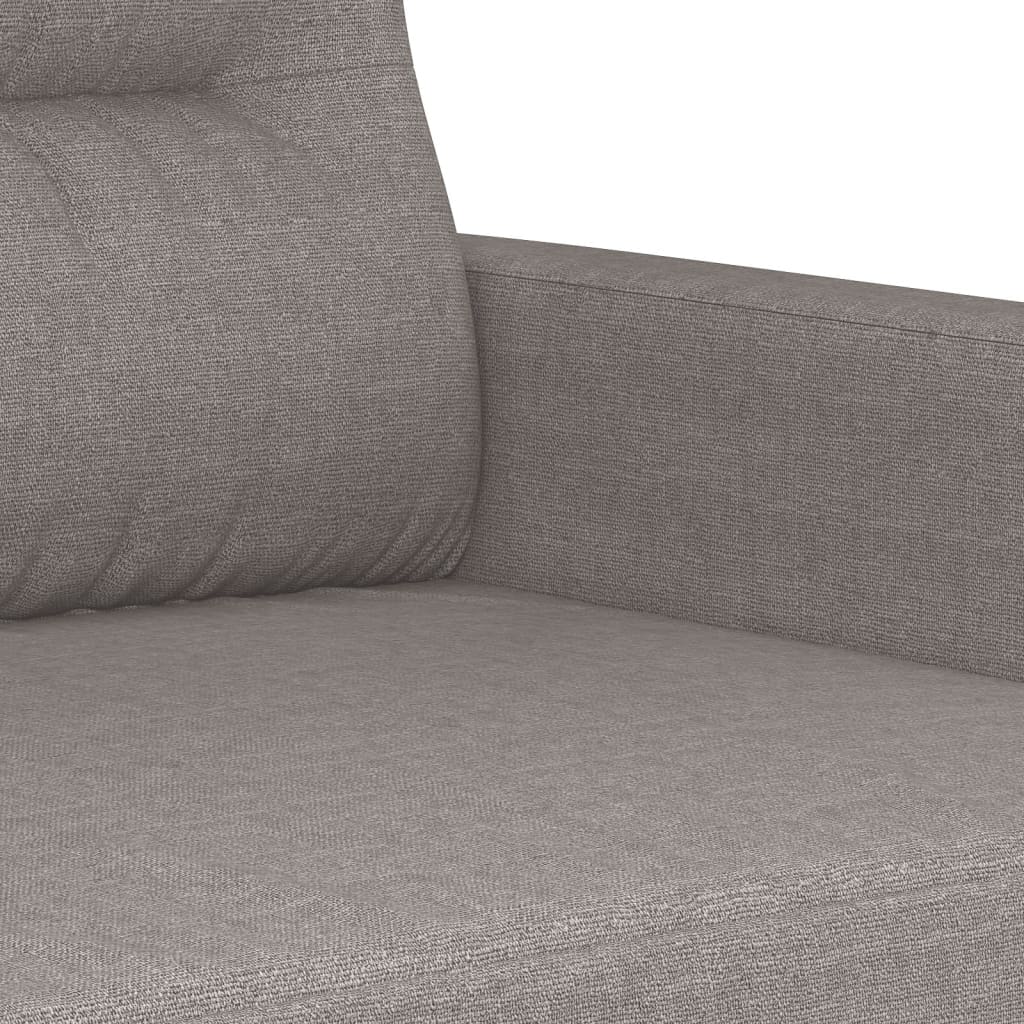 2-personers sofa 120 cm stof gråbrun