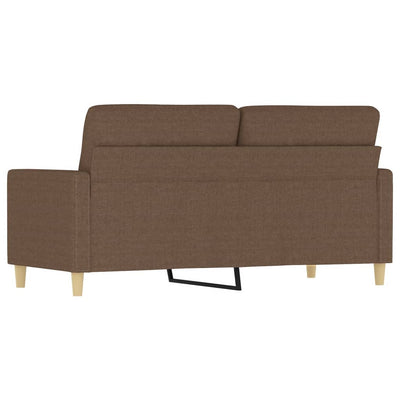 2-personers sofa 140 cm stof brun