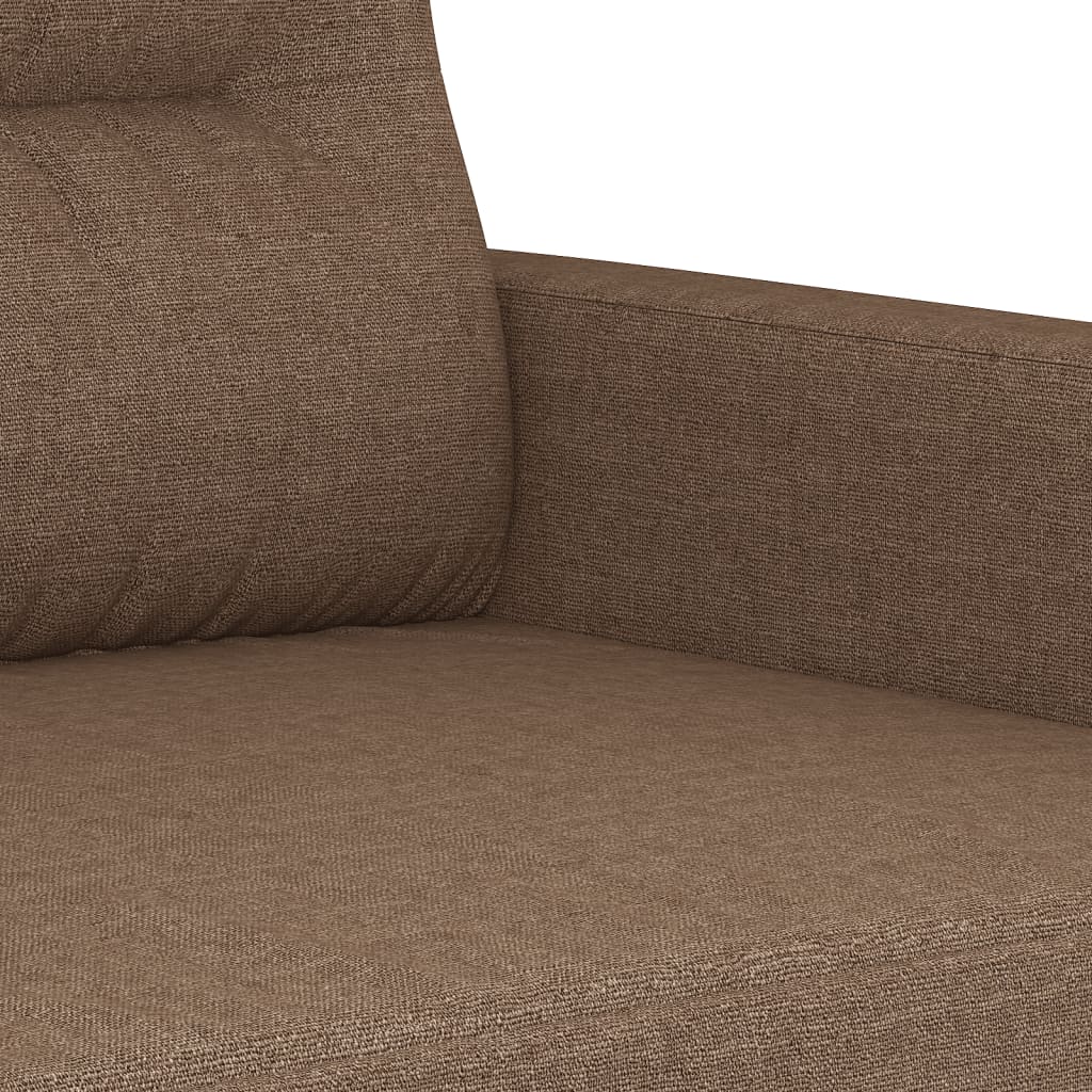 2-personers sofa 140 cm stof brun