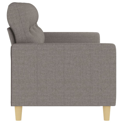 3-personers sofa 180 cm stof gråbrun