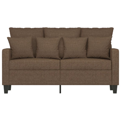 2-personers sofa 120 cm stof brun