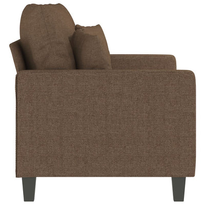 2-personers sofa 120 cm stof brun