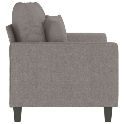 2-personers sofa 120 cm stof gråbrun