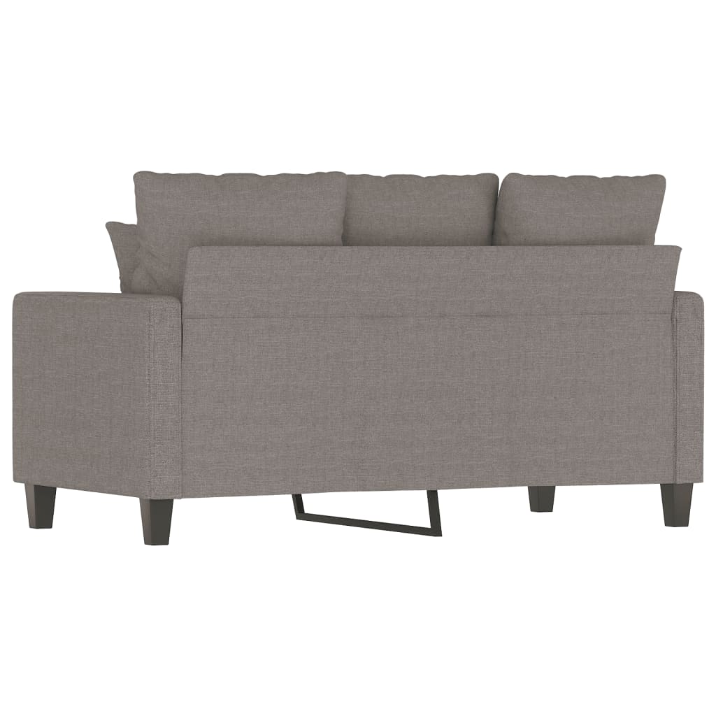 2-personers sofa 120 cm stof gråbrun