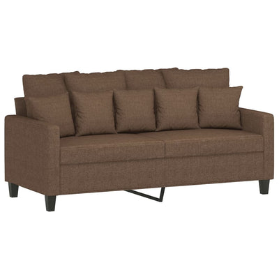 2-personers sofa 140 cm stof brun