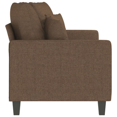 2-personers sofa 140 cm stof brun