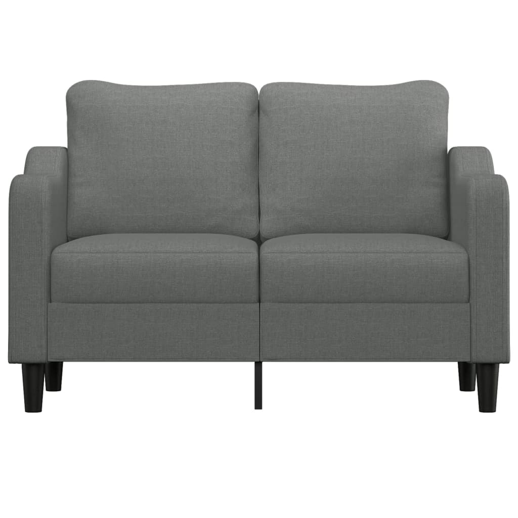 2-personers sofa 120 cm stof mørkegrå