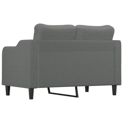 2-personers sofa 120 cm stof mørkegrå