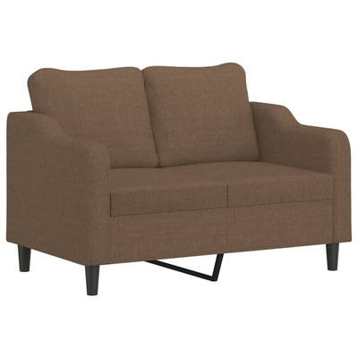 2-personers sofa 120 cm stof brun