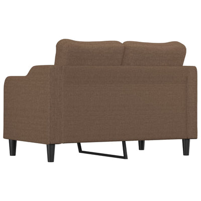 2-personers sofa 120 cm stof brun