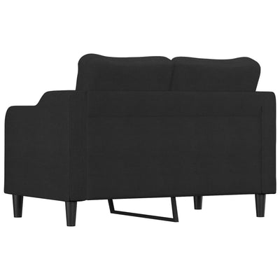 2-personers sofa 120 cm stof sort