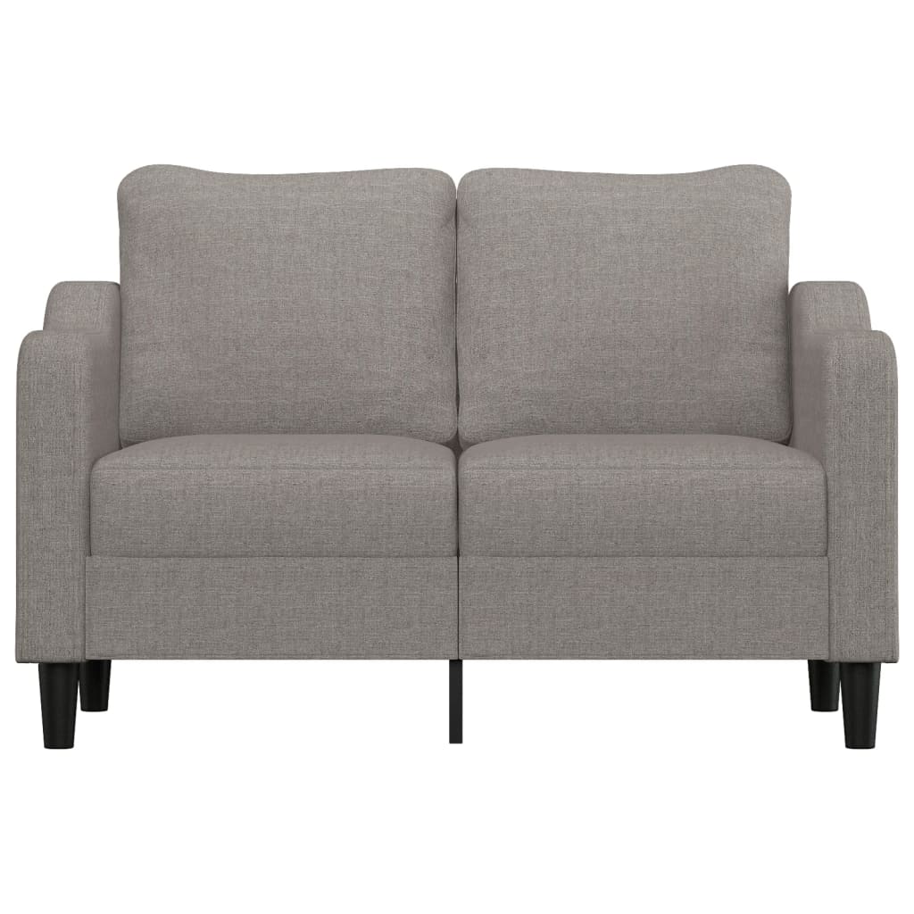 2-personers sofa 140 cm stof gråbrun