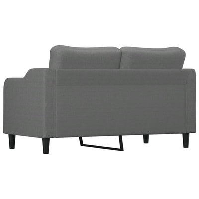 2-personers sofa 140 cm stof mørkegrå