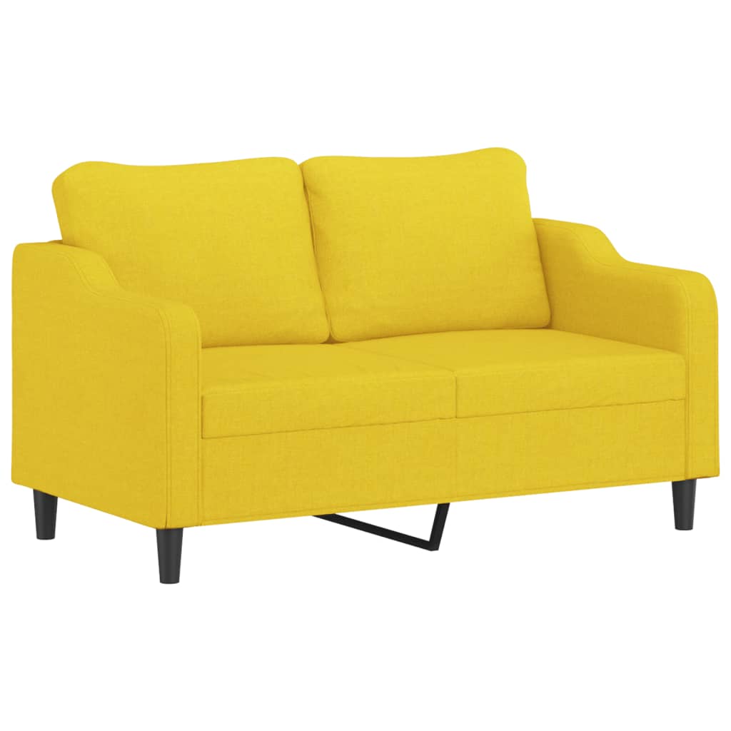 2-personers sofa 140 cm stof lysegul