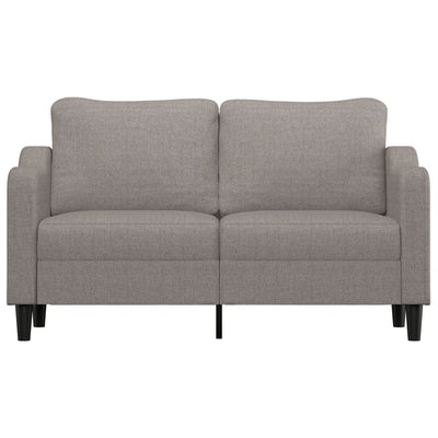 2-personers sofa 140 cm stof gråbrun