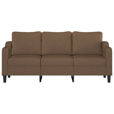 3-personers sofa 180 cm stof brun