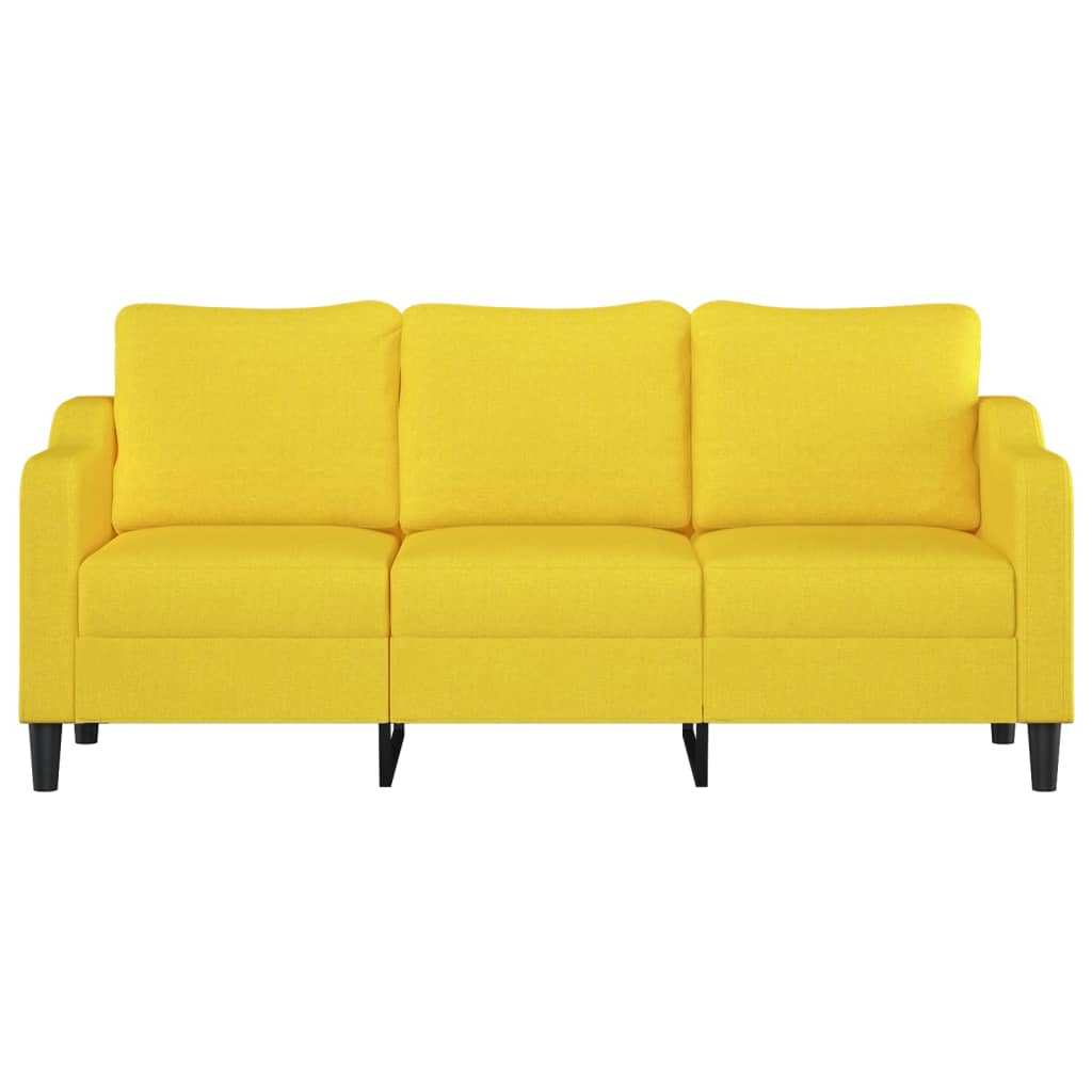 3-personers sofa 180 cm stof lysegul