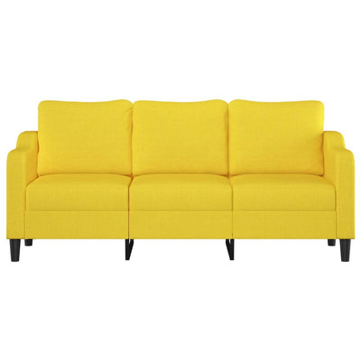 3-personers sofa 180 cm stof lysegul