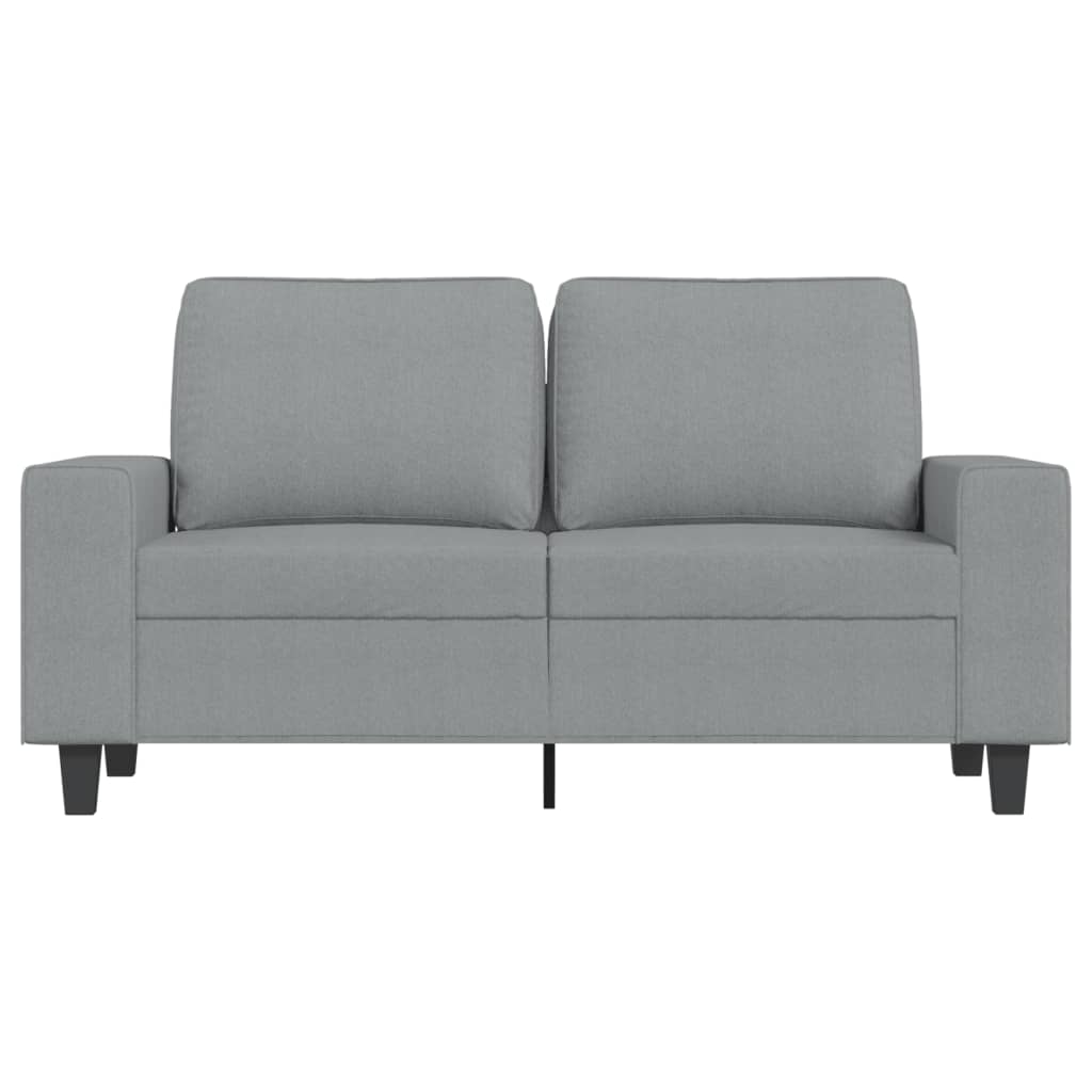 2-personers sofa 120 cm stof lysegrå