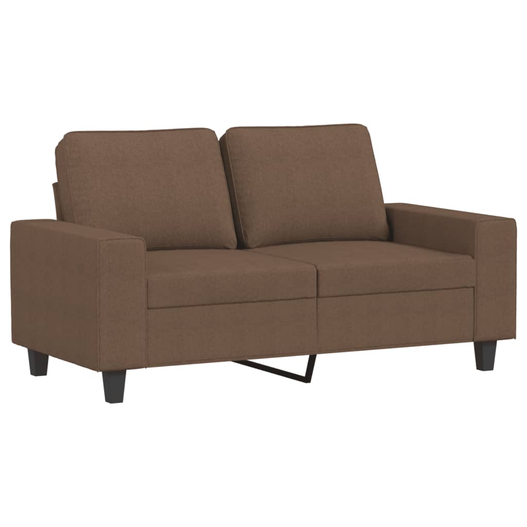 2-personers sofa 120 cm stof brun