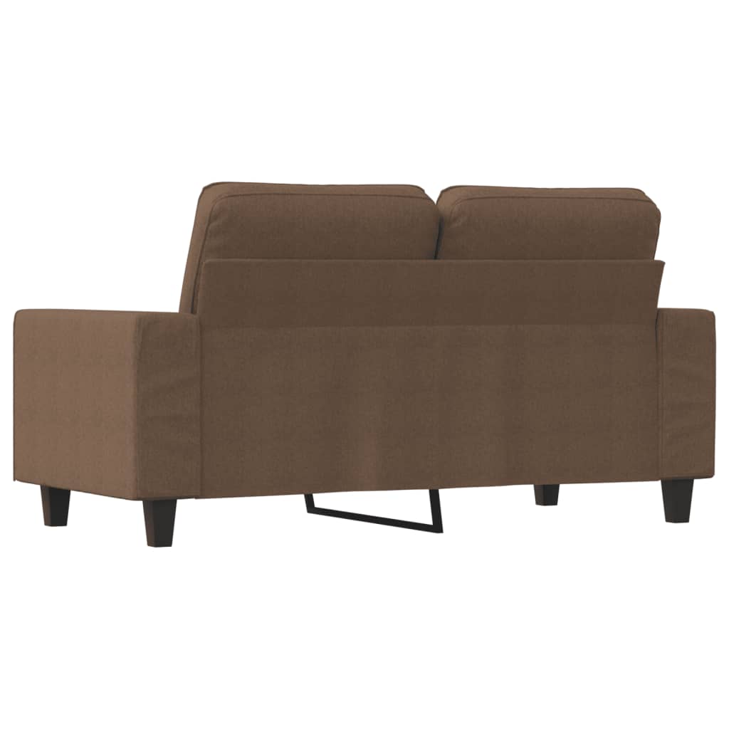 2-personers sofa 120 cm stof brun