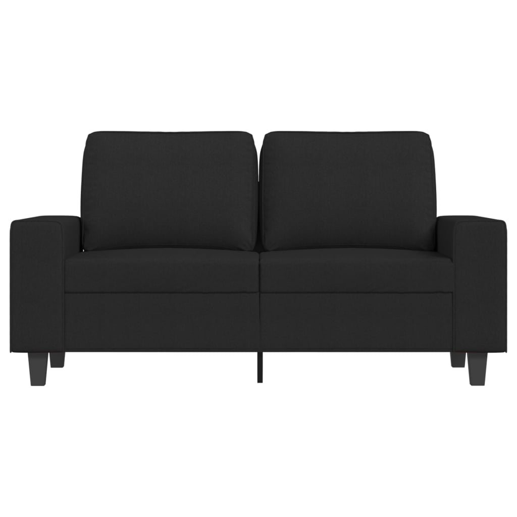 2-personers sofa 120 cm stof sort