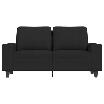 2-personers sofa 120 cm stof sort