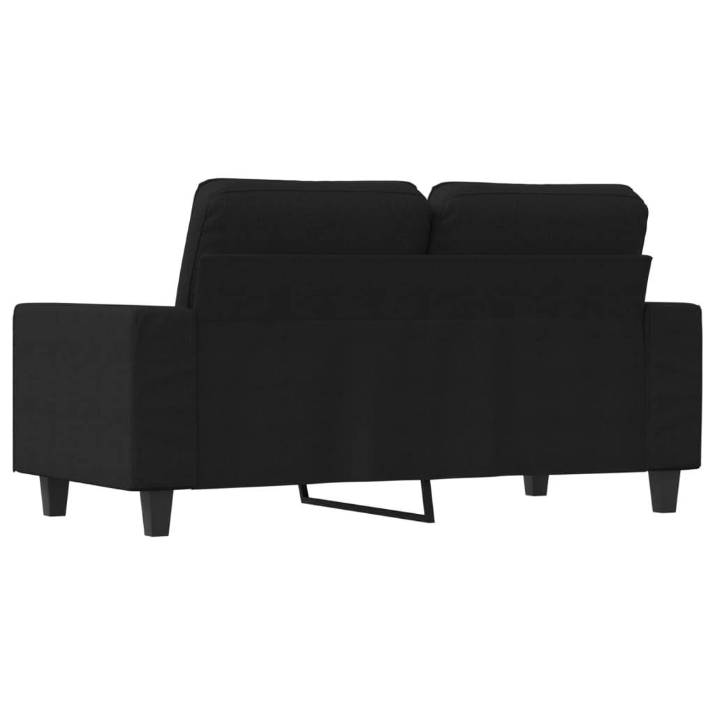 2-personers sofa 120 cm stof sort