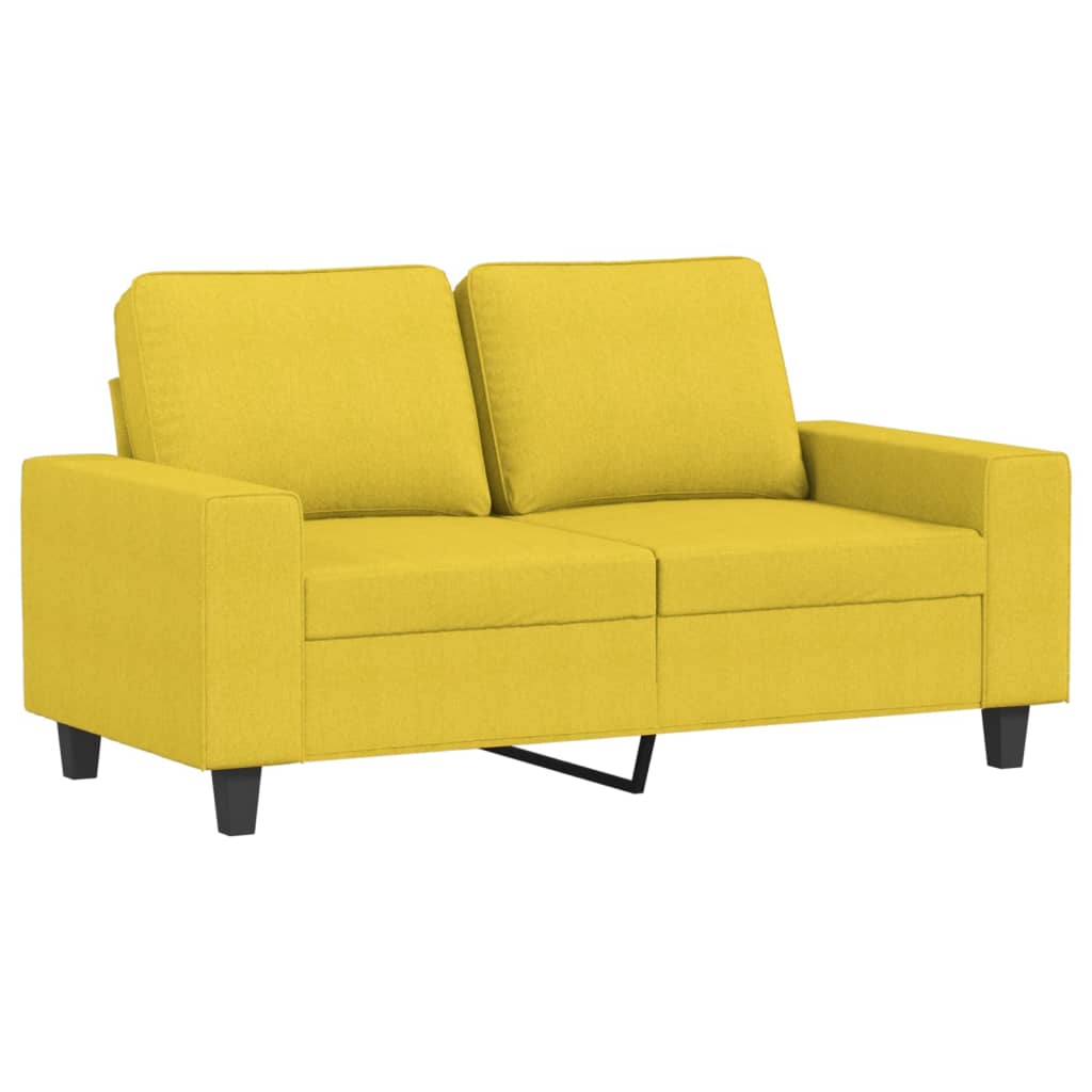 2-personers sofa 120 cm stof lysegul