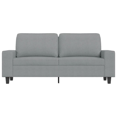 2-personers sofa 140 cm stof lysegrå