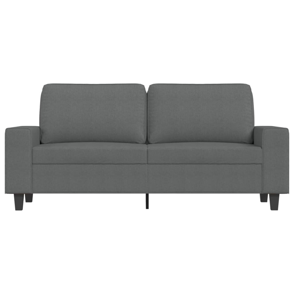 2-personers sofa 140 cm stof mørkegrå