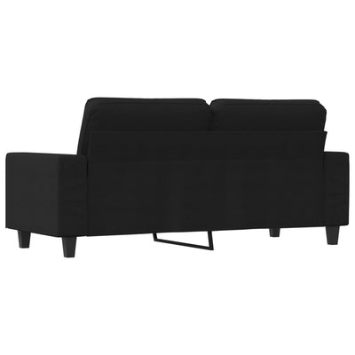 2-personers sofa 140 cm stof sort