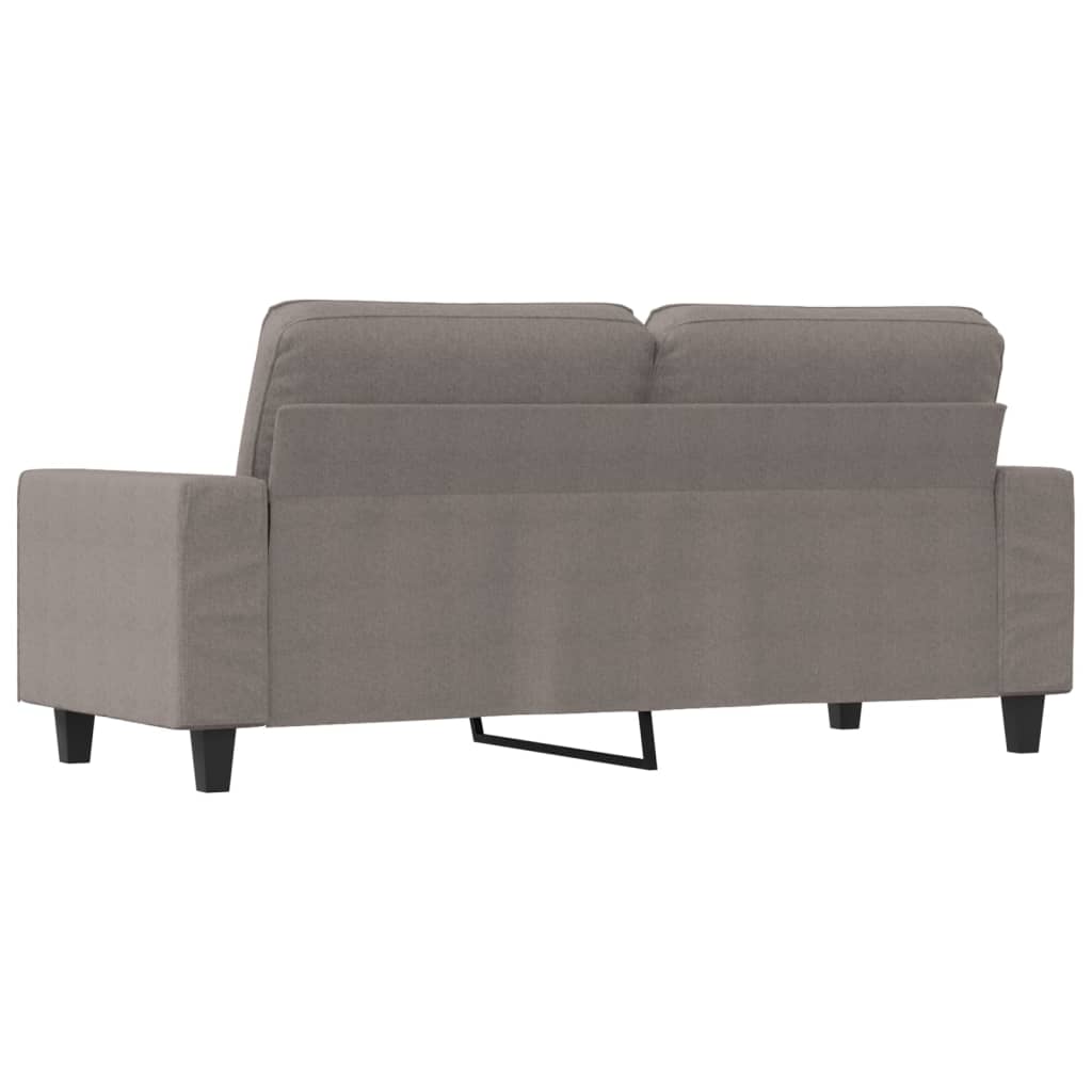 2-personers sofa 140 cm stof gråbrun