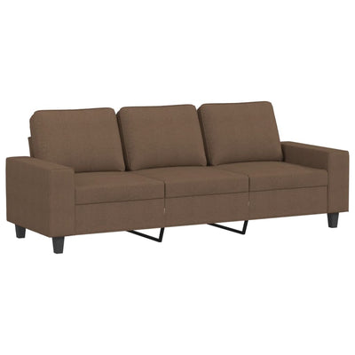 3-personers sofa 180 cm stof brun