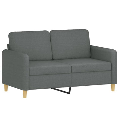 2-personers sofa 120 cm stof mørkegrå