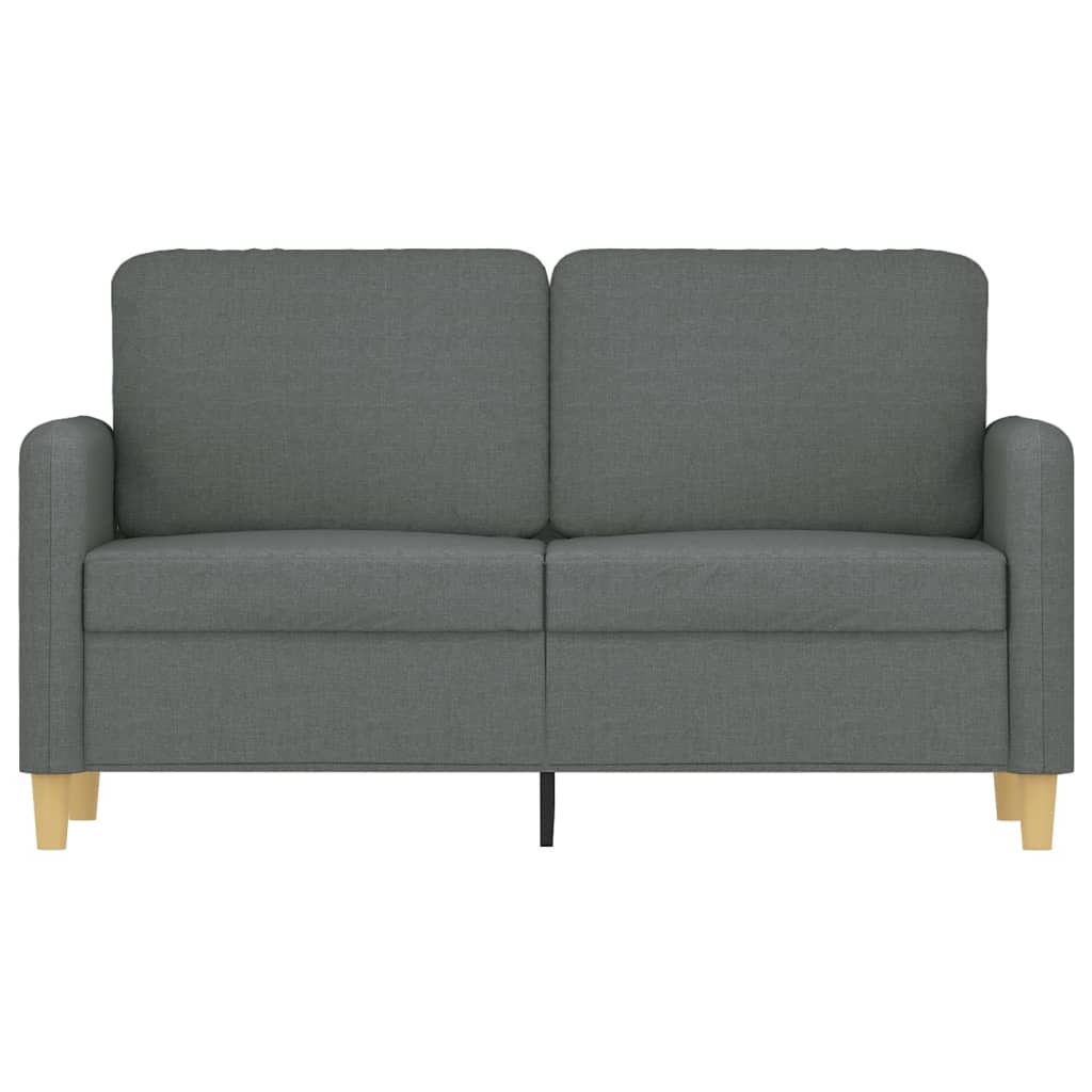 2-personers sofa 120 cm stof mørkegrå