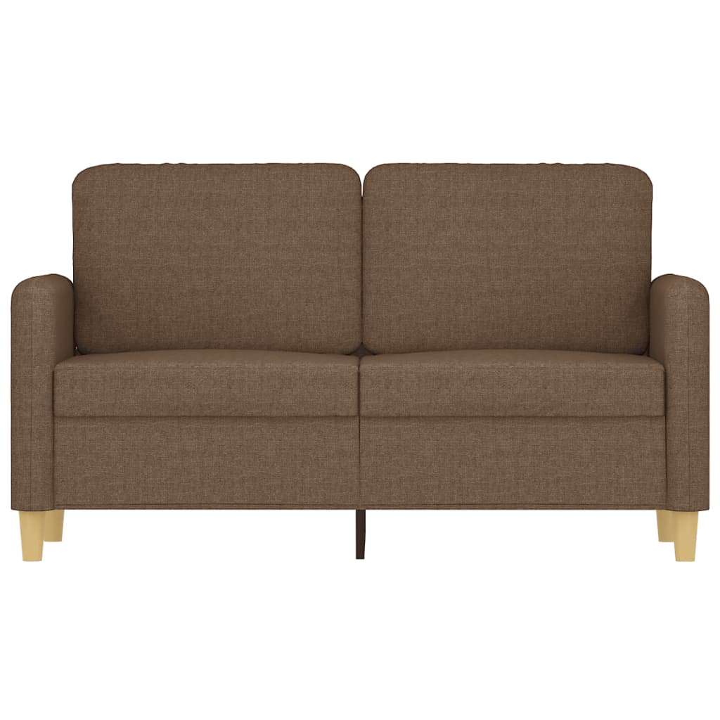 2-personers sofa 120 cm stof brun