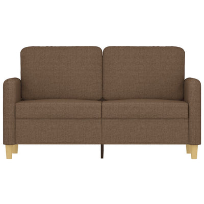 2-personers sofa 120 cm stof brun