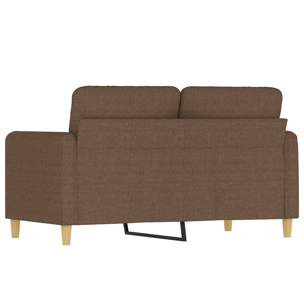 2-personers sofa 120 cm stof brun