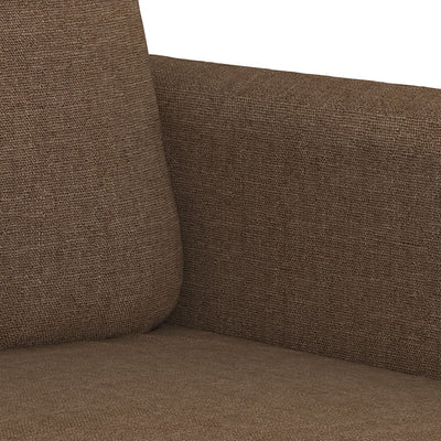 2-personers sofa 120 cm stof brun