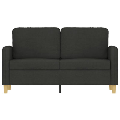 2-personers sofa 120 cm stof sort