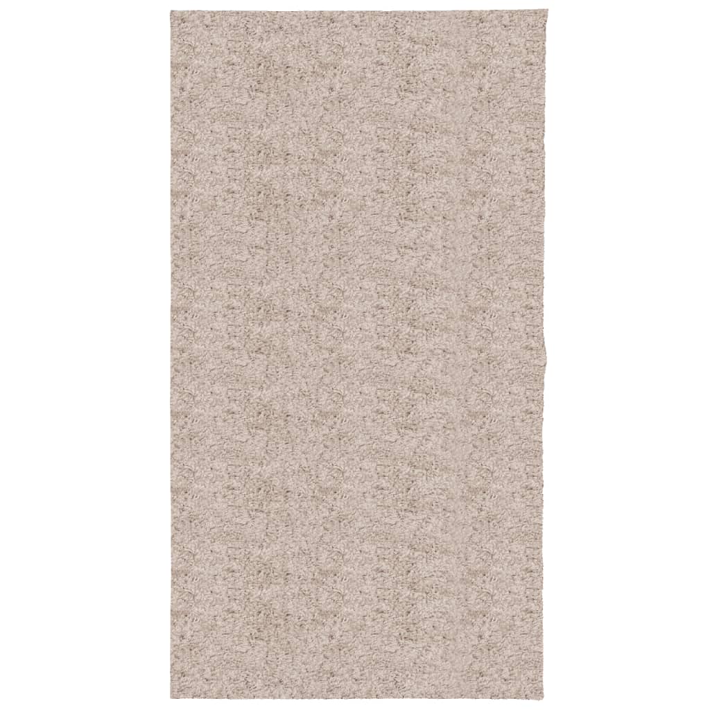 shaggy gulvtæppe PAMPLONA 80x150 cm høj luv beige