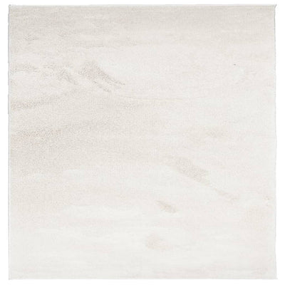 gulvtæppe OVIEDO 160x160 cm kort luv beige