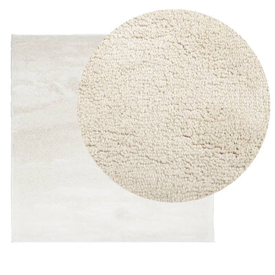 gulvtæppe OVIEDO 160x160 cm kort luv beige