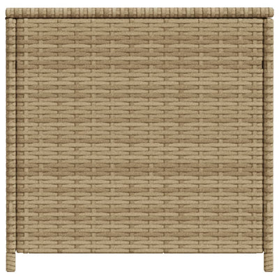 opbevaringsboks til haven 469 l polyrattan beige