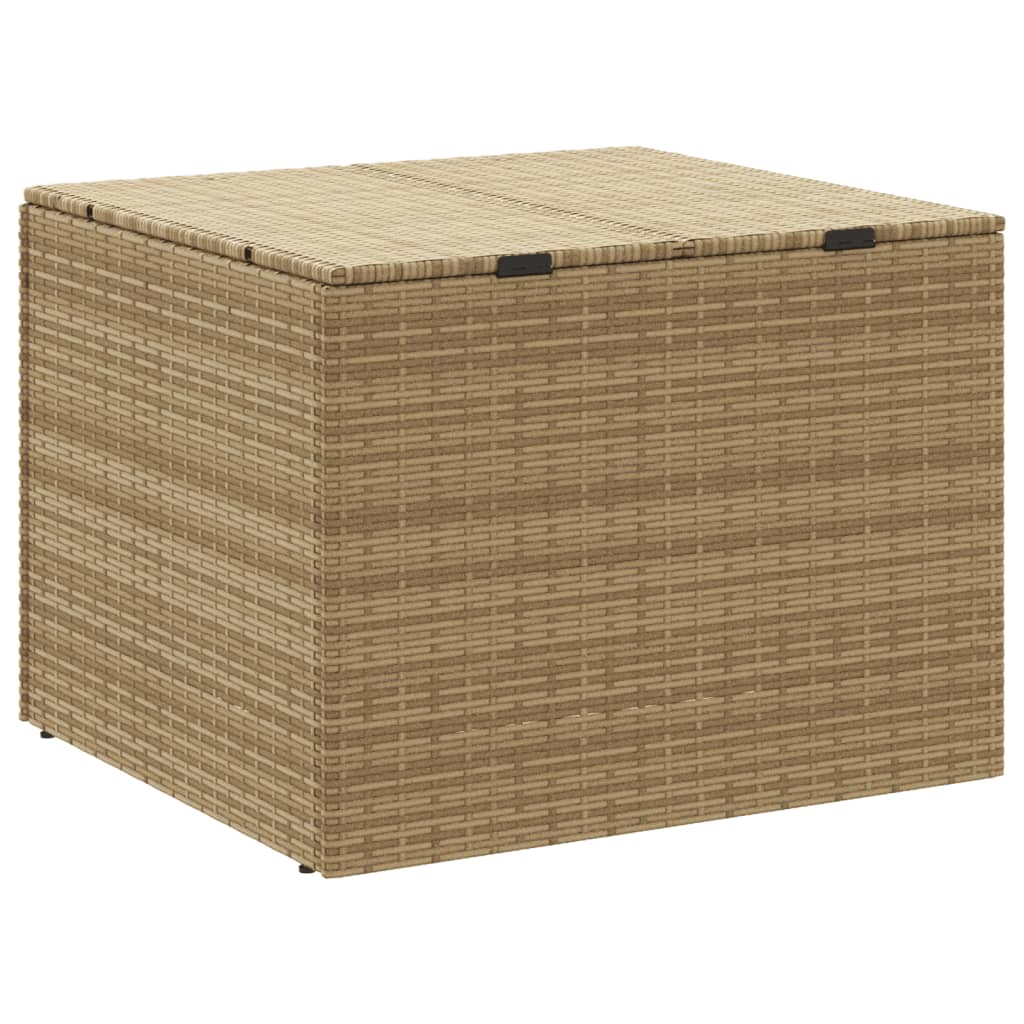 opbevaringsboks til haven 291 l polyrattan beige