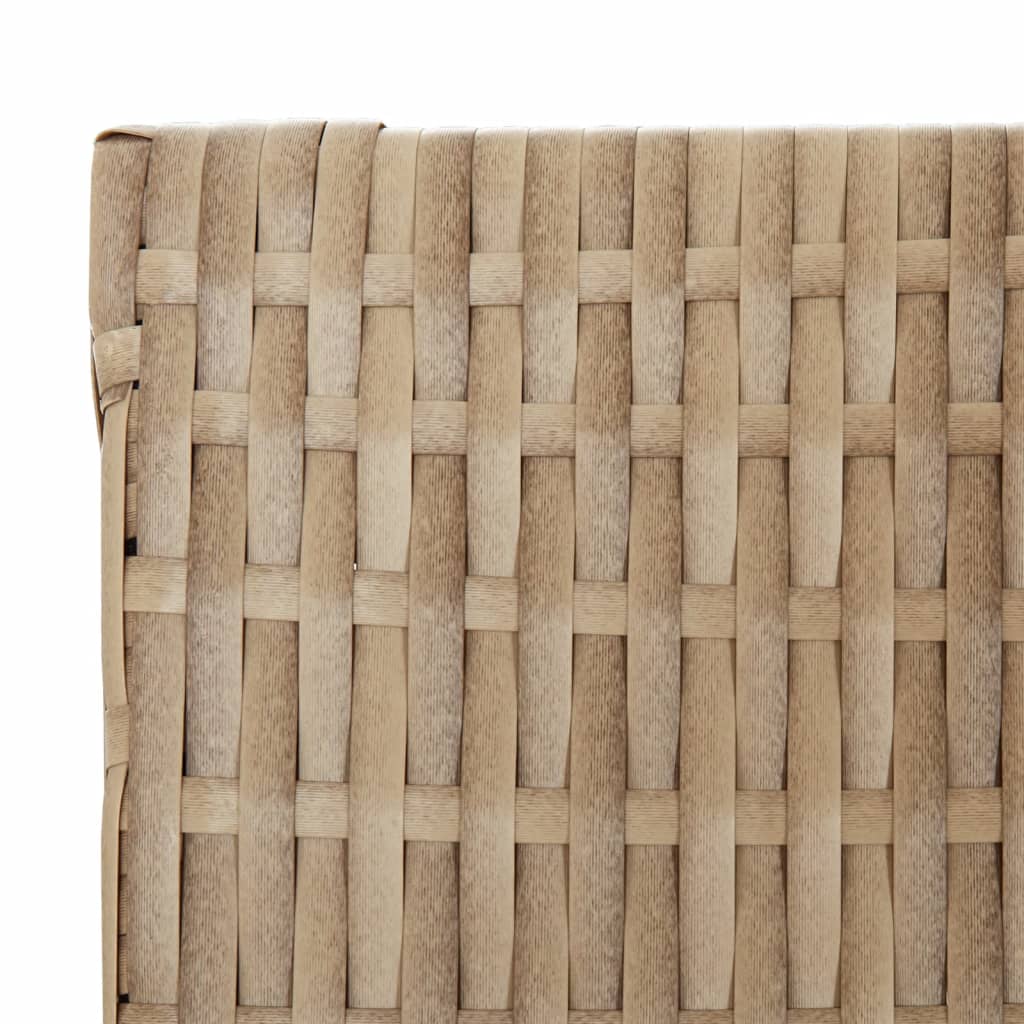 rumdeler 4 paneler polyrattan beige