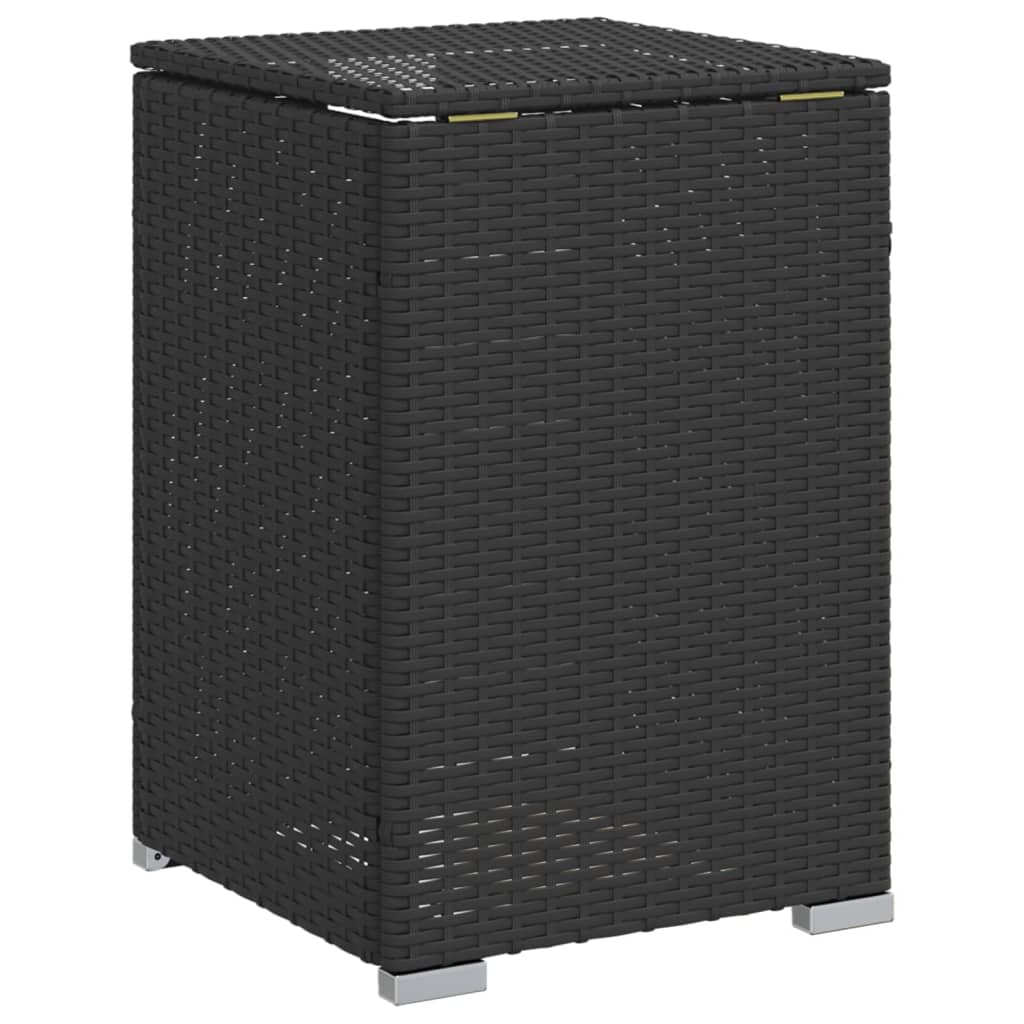 gasflaskeskjuler 40x40x60 cm polyrattan sort